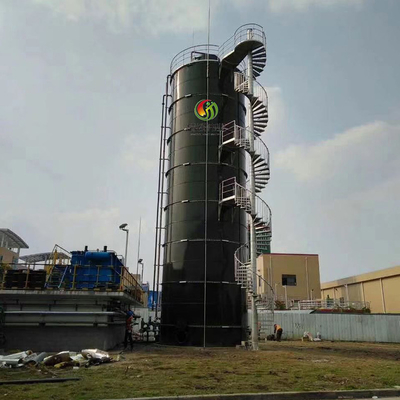 Συμπίεση CSTR Δημοτική δεξαμενή επεξεργασίας λυμάτων Αντι-βροχτό χρωματισμένο με ψεκασμό
