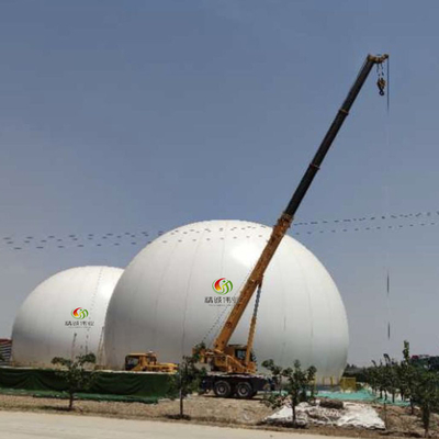 Υλικό PES PVC PDFE Διατηρητής αερίου βιοαερίου Αντικατσίδας για αποθήκευση αερίου