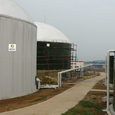 CH4 αναερόβιος αυτόκαυστων δεξαμενών του CO2 Biodigester βιολογικός αντιδραστήρας δεξαμενών εγκαταστάσεων συνεχής ανακατωμένος