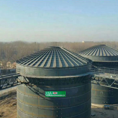 WWTP 800m3 βιοαερίων αυτόκαυστων σηπτική δεξαμενή αυτόκαυστων δεξαμενών RNG αναερόβια